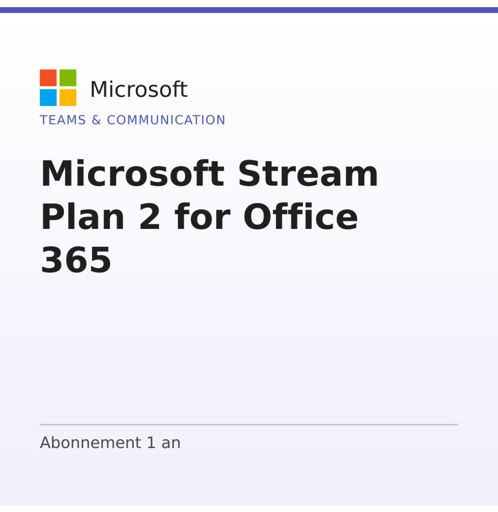 Microsoft Stream Plan 2 for Office 365 — image 1