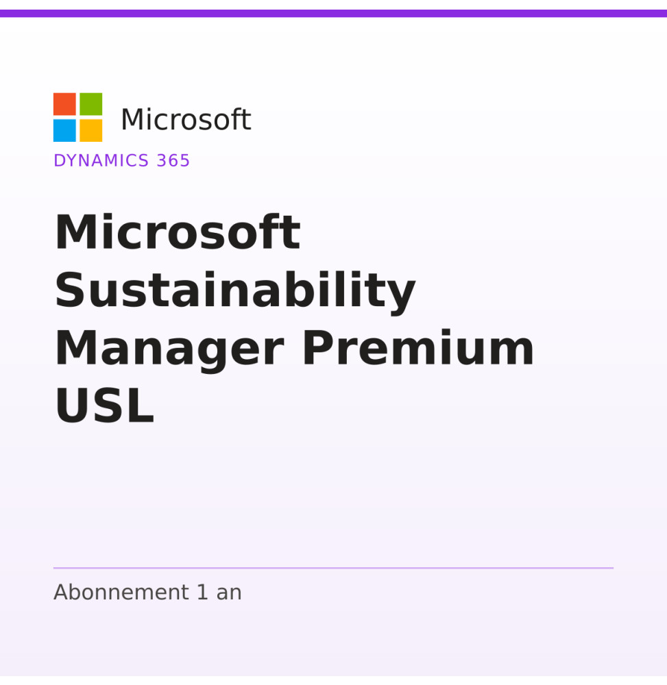 Microsoft Sustainability Manager Premium USL — image 1