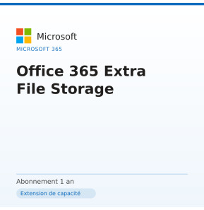 Office 365 Extra File Storage