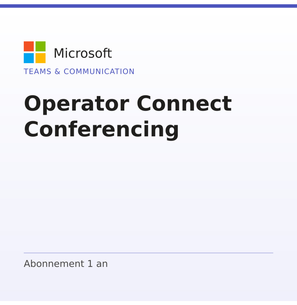Operator Connect Conferencing — image 1