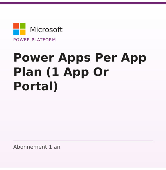 Power Apps Per App Plan (1 App Or Portal)