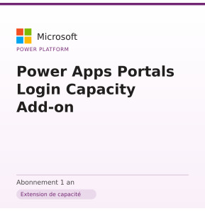Power Apps Portals Login Capacity Add-on