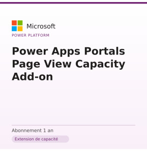 Power Apps Portals Page View Capacity Add-on