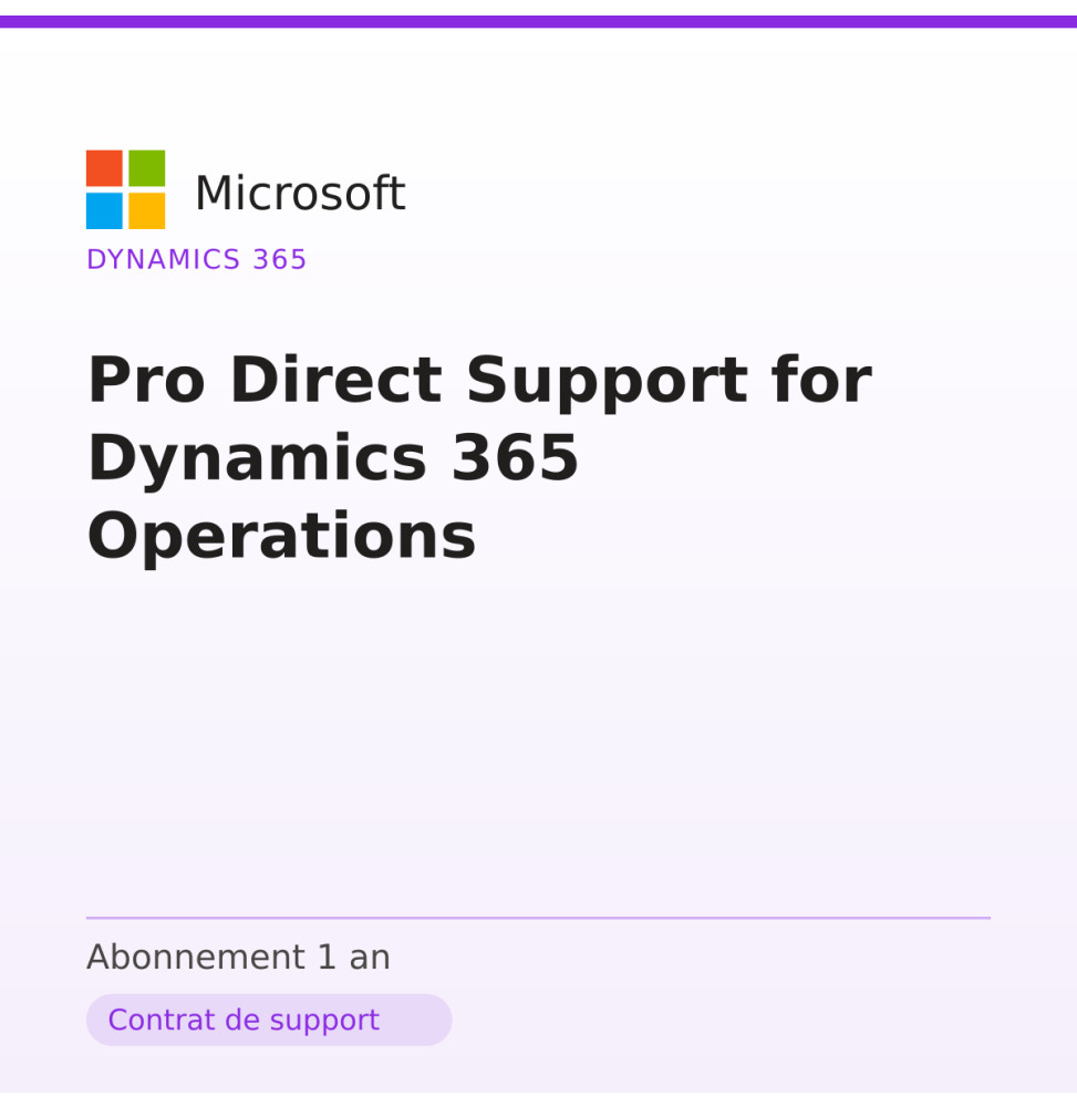 Pro Direct Support for Dynamics 365 Operations — image 1