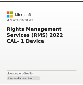 Rights Management Services (RMS) 2022 CAL- 1 Device