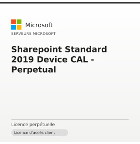 Sharepoint Standard 2019 Device CAL - Perpetual