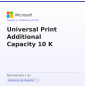 Universal Print Additional Capacity 10 K