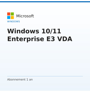 Windows 10/11 Enterprise E3 VDA