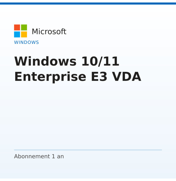 Windows 10/11 Enterprise E3 VDA
