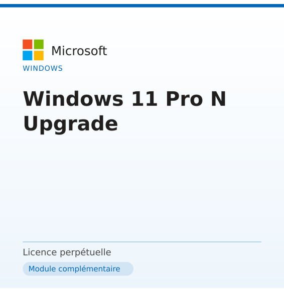 Windows 11 Pro N Upgrade