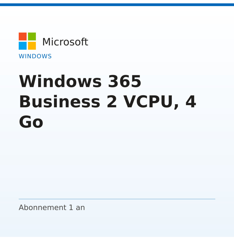 Windows 365 Business 2 VCPU, 4 Go — image 1