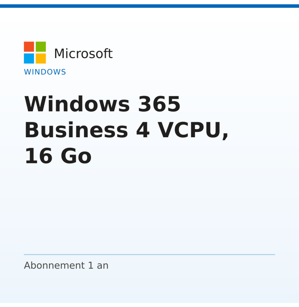 Windows 365 Business 4 VCPU, 16 Go — image 1