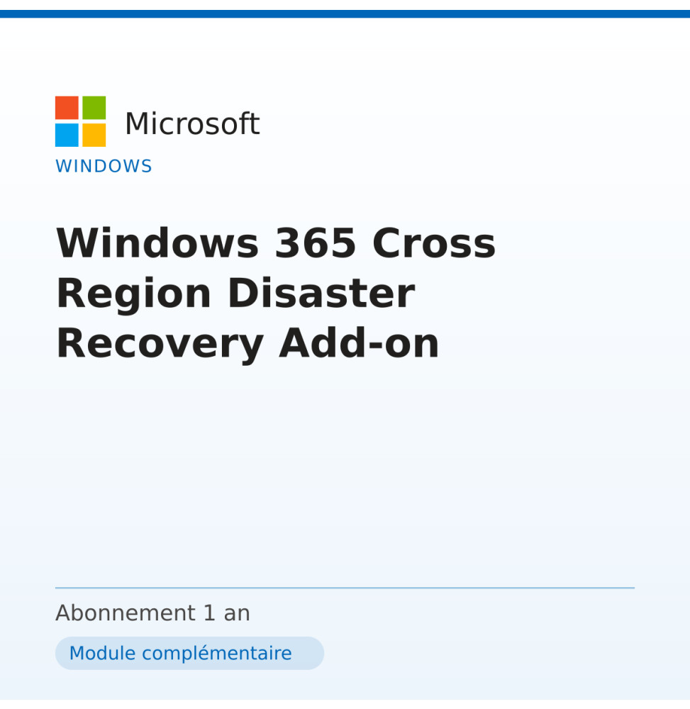 Windows 365 Cross Region Disaster Recovery Add-on — image 1