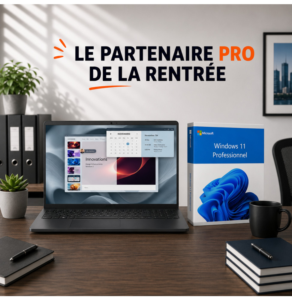 Ready-to-Work Pro Workstation Bundle: Dell Pro 15 Essential PV15250 Core i5 + Windows 11 Pro + installation and setup — image 1