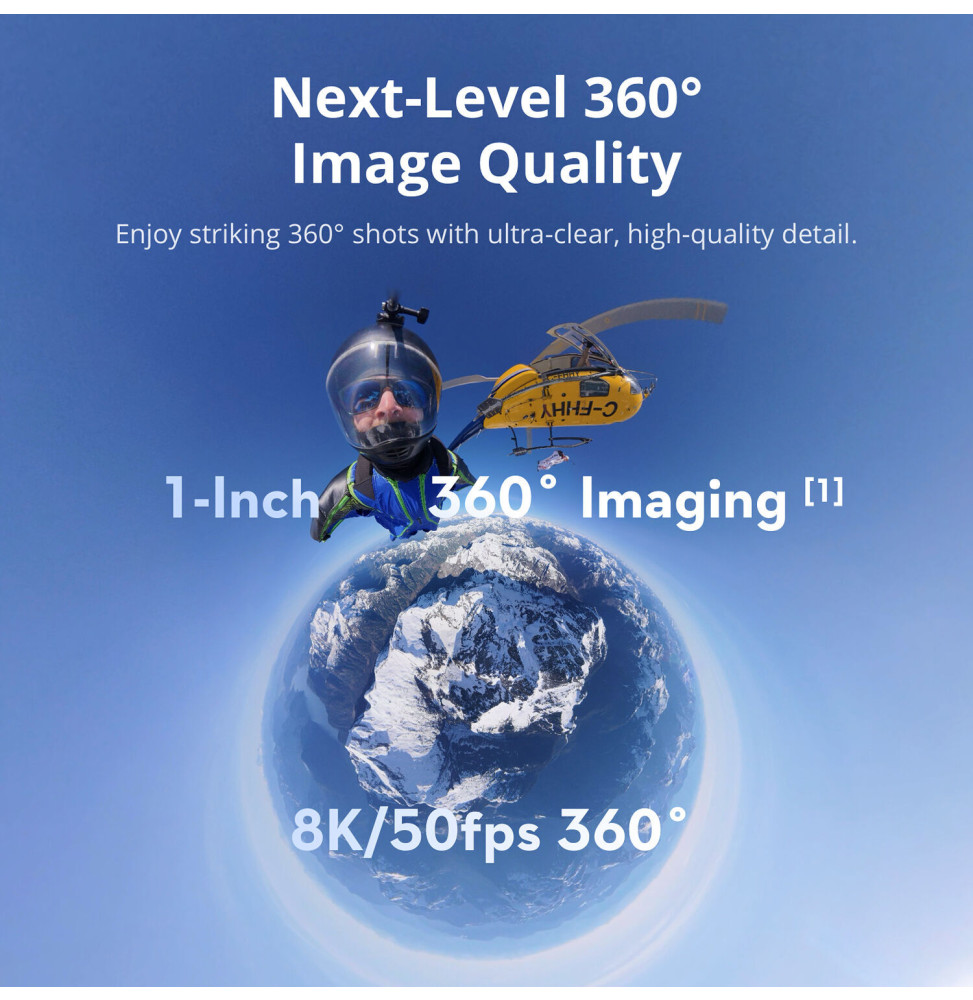 Caméra 360° DJI Osmo 360 Adventure Combo (6937224110519) — image 9