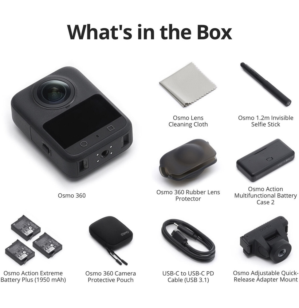 Caméra 360° DJI Osmo 360 Adventure Combo (6937224110519) — image 10