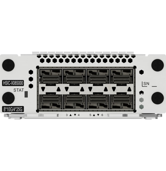 Carte d'interface Huawei HSIC-X08S000 8 ports SFP+ 10GE / 4 ports SFP28 25GE (02314VYH)