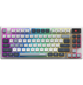 Clavier Gaming Mécanique Sans Fil MSI Forge GK600 TKL Sky FR (4711377284189) — image 2