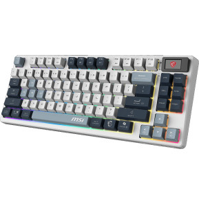 Clavier Gaming Mécanique Sans Fil MSI Forge GK600 TKL Sky FR (4711377284189) — image 3