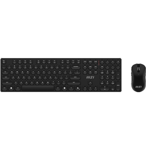Ensemble Clavier et Souris Sans Fil MSI Forge K210 W Combo FR (4711377367103)
