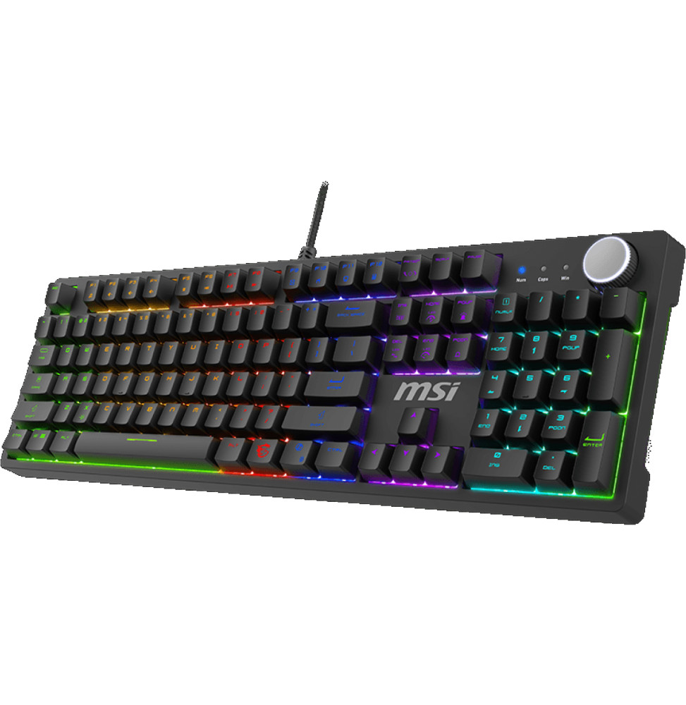 Clavier gaming rétroéclairé mécanique MSI FORGE GK320 RED - AZERTY (4711377324649) — image 2
