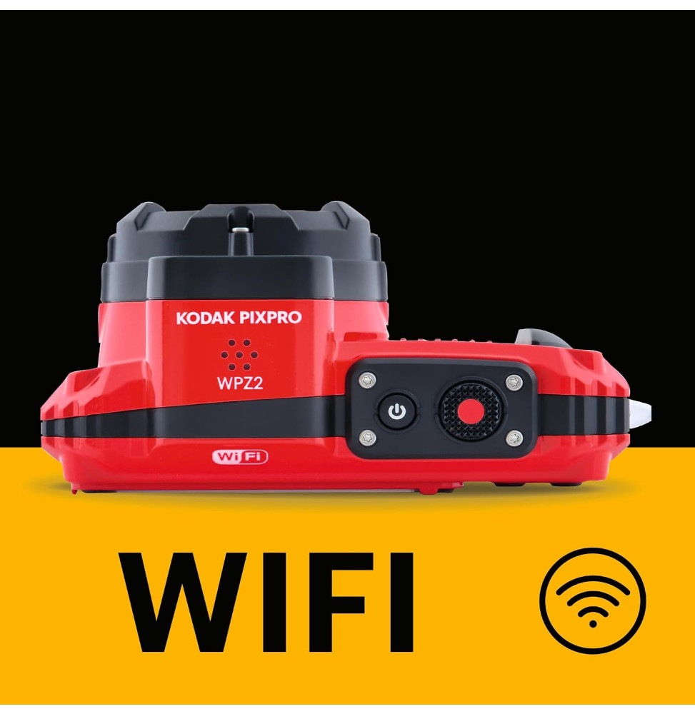 كاميرا رقمية Kodak Pixpro WPZ2 أحمر (819900014020) — صورة 2