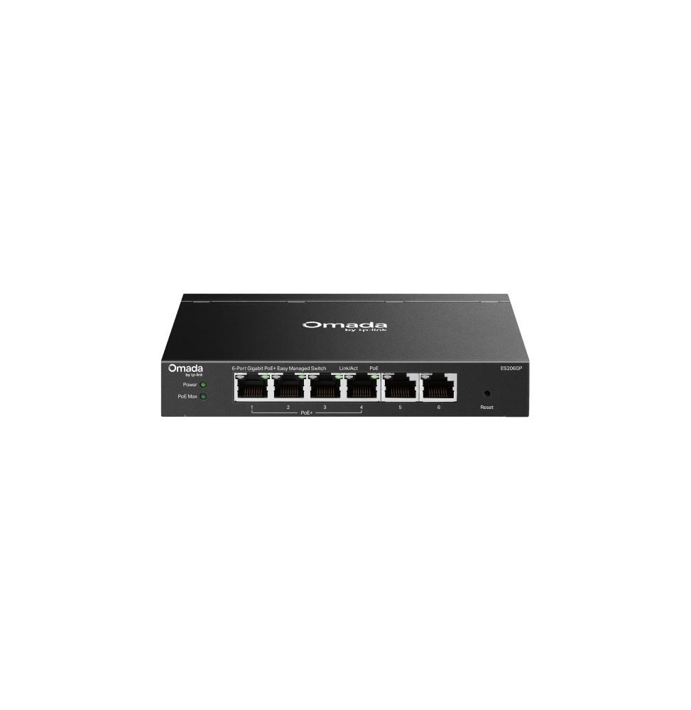 Switch Easy Managed TP-Link ES206GP Omada 6 ports Gigabit avec 4 ports PoE+