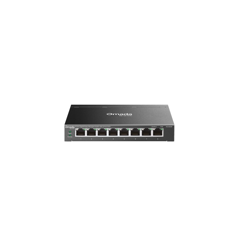 TP-Link ES208GP Omada 8-Port Gigabit Easy Managed Switch with PoE+ — image 1
