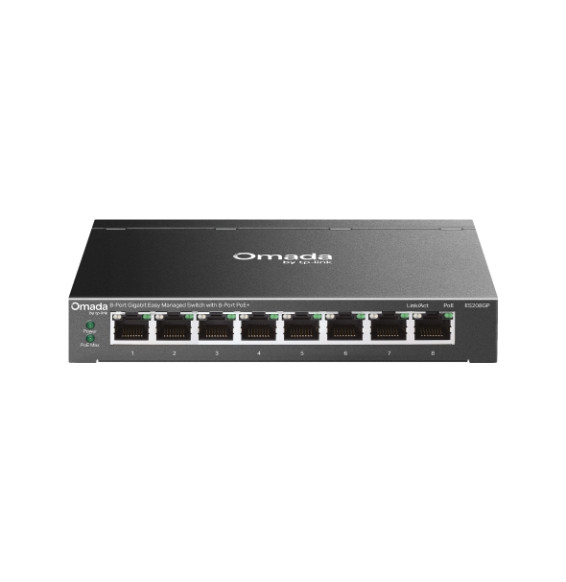 Switch Easy Managed TP-Link ES208GP Omada 8 ports Gigabit avec PoE+