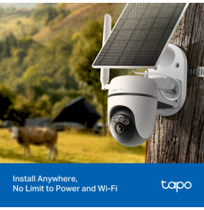 كاميرا مراقبة شمسية 4G LTE TP-Link Tapo C615G Kit 2K دوارة/مائلة — صورة 4