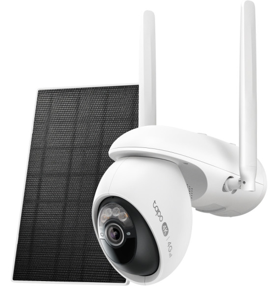 Caméra de surveillance solaire TP-Link Tapo C665G Kit 4G LTE 4K QHD panoramique/inclinable (C665G KIT)