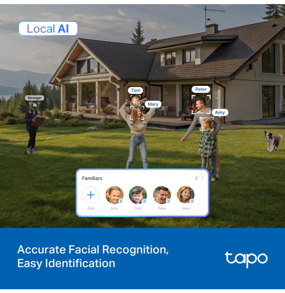 Caméra de surveillance solaire TP-Link Tapo C665G Kit 4G LTE 4K QHD panoramique/inclinable (C665G KIT) — image 9