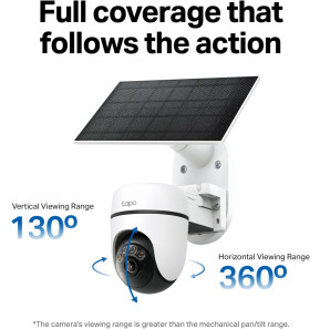 كاميرا مراقبة شمسية TP-Link Tapo C610 Kit 2K دوارة/مائلة (TAPO C610 KIT) — صورة 5