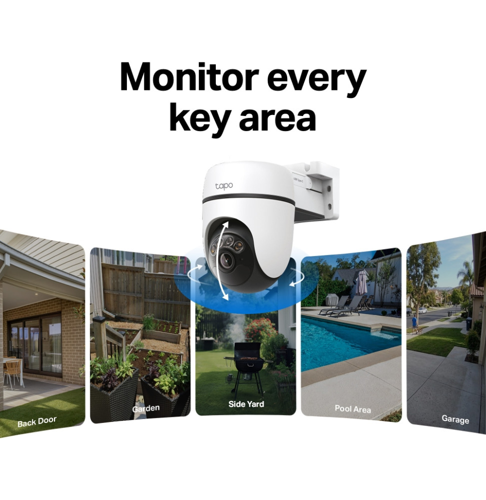 Caméra de surveillance solaire TP-Link Tapo C610 Kit 2K panoramique/inclinable (TAPO C610 KIT) — image 8