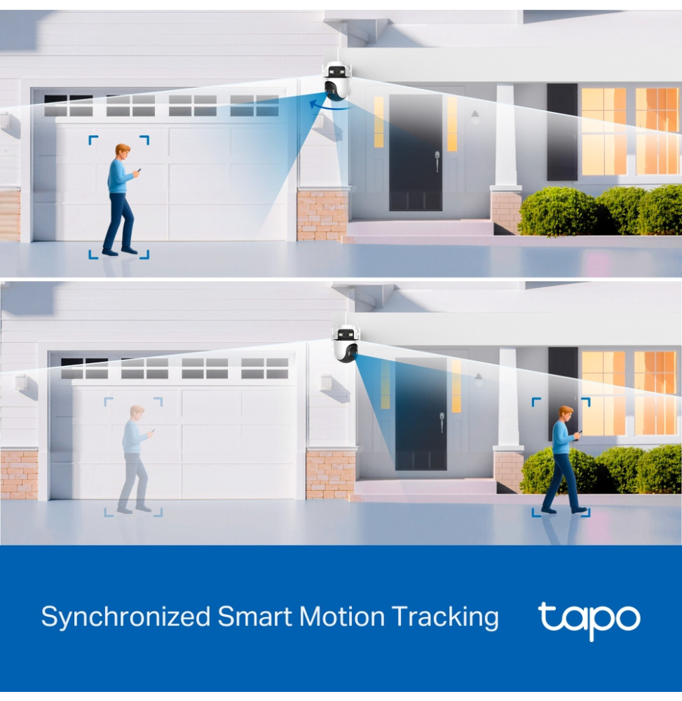 Caméra de sécurité extérieure TP-Link Tapo C545D 2K WiFi double objectif (TAPO C545D) — image 6