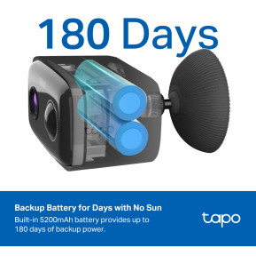 كاميرا مراقبة شمسية TP-Link Tapo C401 Kit تعمل بالبطارية (TAPO C401 KIT) — صورة 5