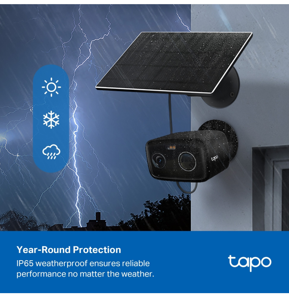 Caméra de sécurité solaire TP-Link Tapo C401 Kit sur batterie (TAPO C401 KIT) — image 7