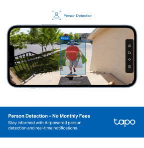 كاميرا مراقبة شمسية TP-Link Tapo C401 Kit تعمل بالبطارية (TAPO C401 KIT) — صورة 8