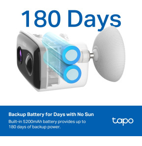 كاميرا مراقبة بالبطارية TP-Link Tapo C400 Kit مع لوح شمسي (TAPO C400 KIT) — صورة 4