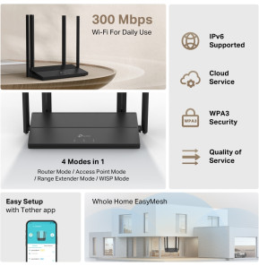 راوتر Wi-Fi TP-Link TL-WR846N N300 بسرعة 300 Mbps (TL-WR846N) — صورة 4