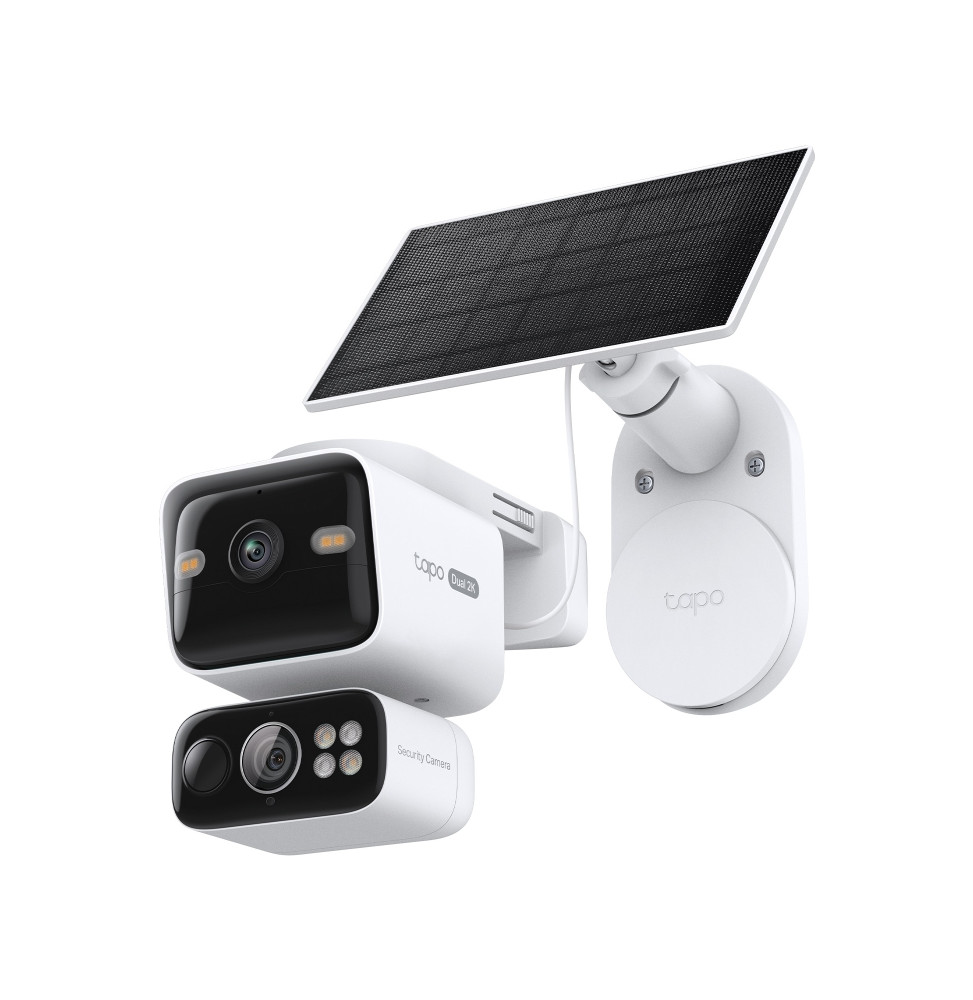 Caméra de sécurité solaire TP-Link Tapo C645D Kit 2K double objectif panoramique/inclinable (TAPO C645D KIT) — image 2
