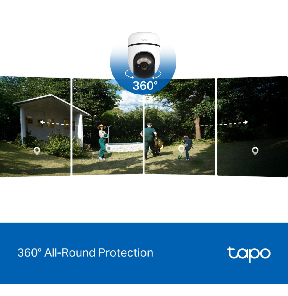 Caméra de surveillance solaire TP-Link Tapo C630 Kit panoramique/inclinable (TAPO C630 KIT) — image 8