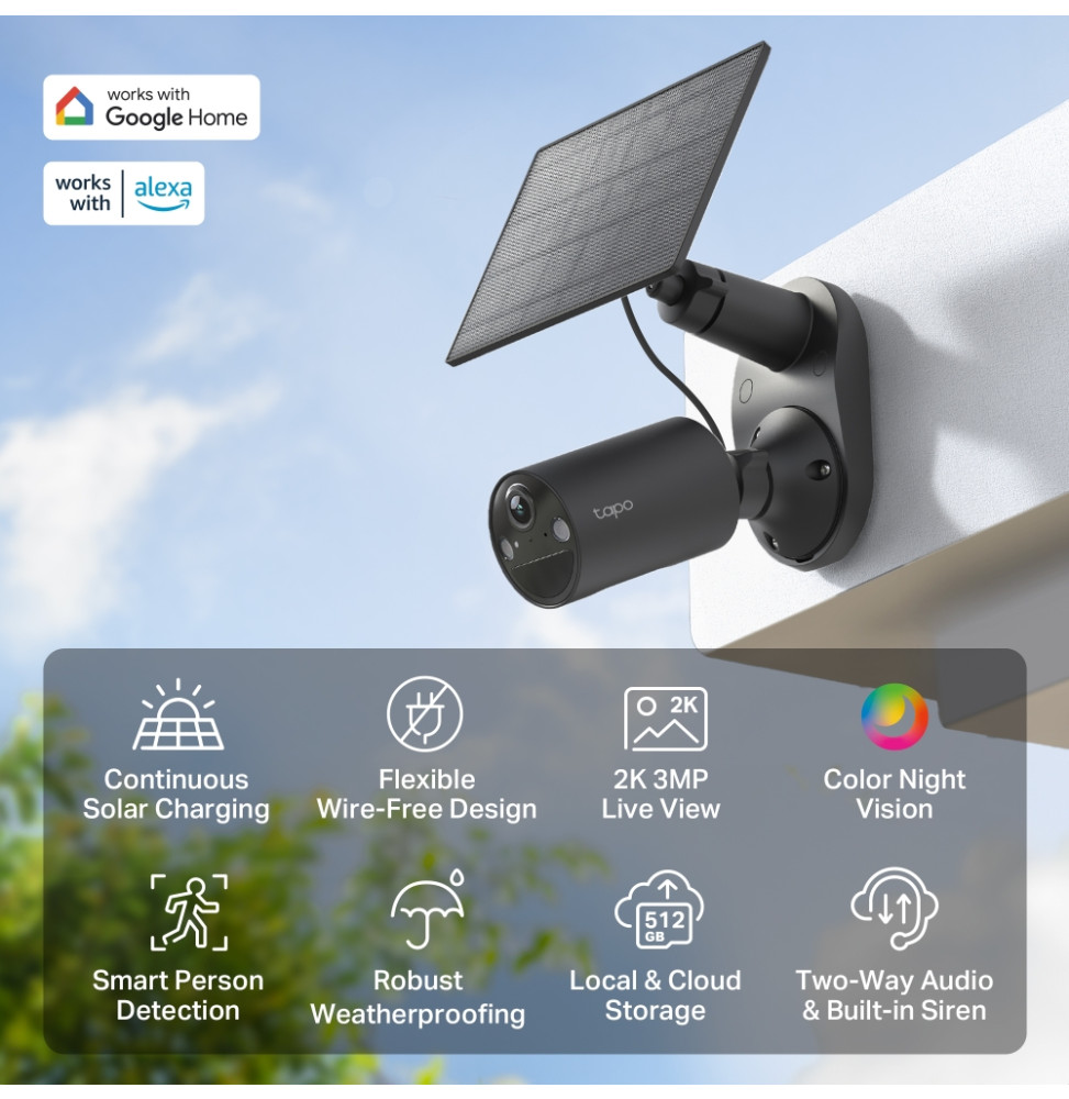 Caméra de surveillance extérieure TP-Link Tapo C411 Kit sur batterie (TAPO C411 KIT) — image 2