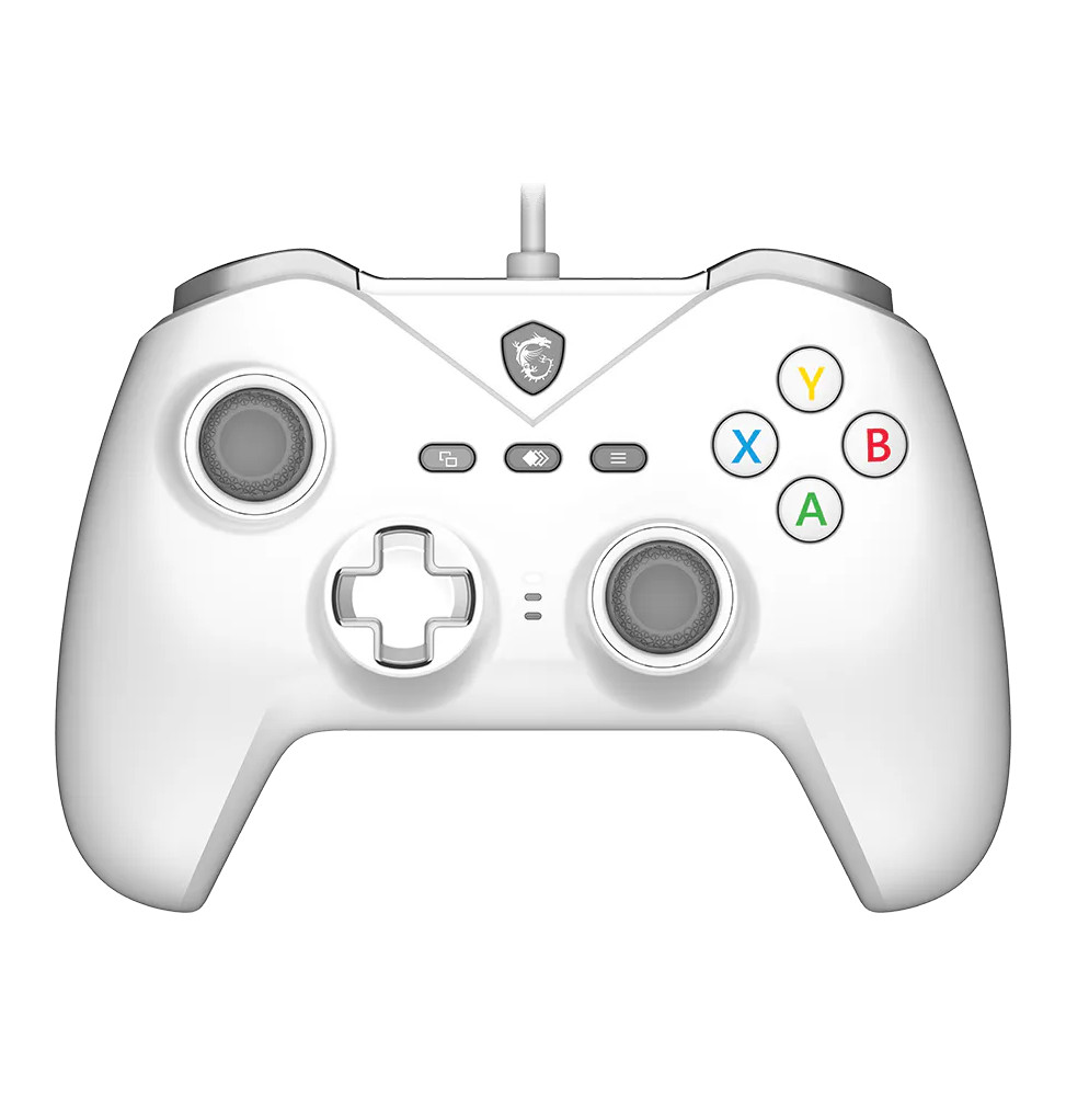 Manette filaire MSI FORCE GC200 Blanc (S10-04G0120-EC4) — image 1