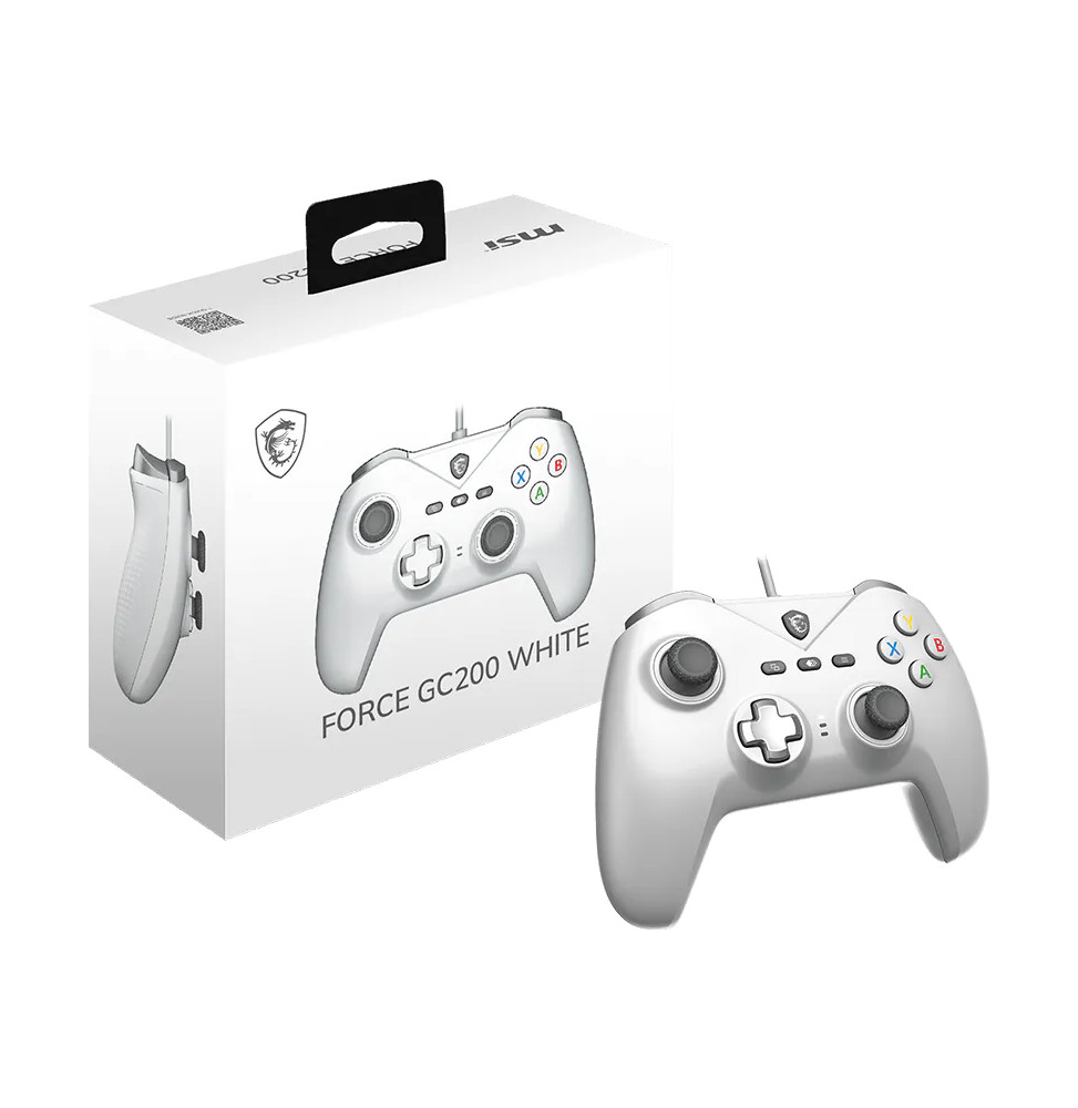Manette filaire MSI FORCE GC200 Blanc (S10-04G0120-EC4) — image 5