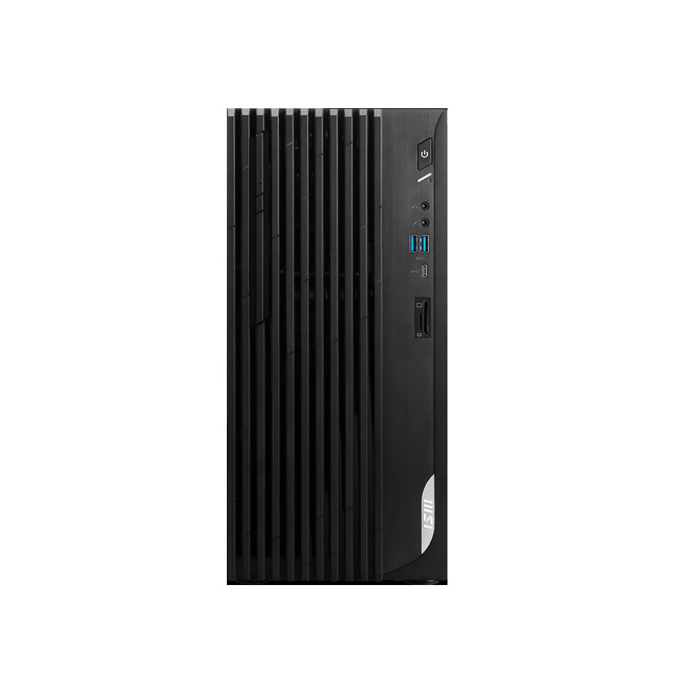 Pack Poste de travail — PC de bureau MSI PRO DP180 AI Ultra 5 + Écran MSI MP242 24" + Onduleur nJoy Keen 600 + Kaspersky Plus of