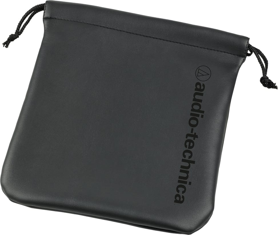 Pochette de transport Audio-Technica fournie avec le casque