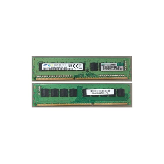 Kit mémoire HPE 8 Go (1 x 8 Go) double face x8 DDR3-1600 CAS-11 sans mémoire tampon (669324-B21)