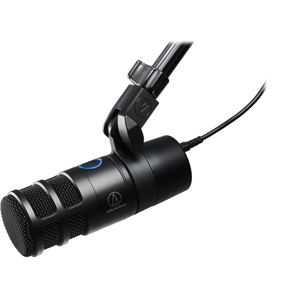 Audio-Technica AT2040 USB — Microphone broadcast dynamique USB-C – vue 3