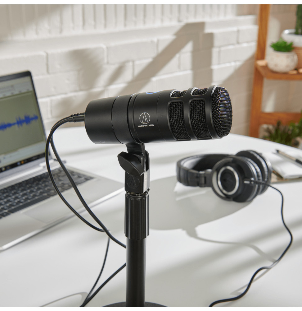 Audio-Technica AT2040 USB — Microphone broadcast dynamique USB-C – vue 5